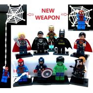 Toys & Hobbies 9pcs Spiderman New weapon Captain America Ironman Batman Thor Hawkeye Superman