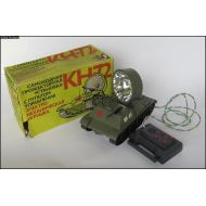 Toys & Hobbies 1970s VINTAGE RUSSIAN BOXED SEARCH-LIGHT ARMOURED VEHICLE TOY wREMOTE CONTROL