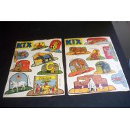 Toys & Hobbies Lot of 2 Vintage 1940s Kix Cereal Box Ding Dong Circus Cut Outs General Mills