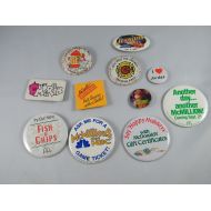 Toys & Hobbies VINTAGE LOT OF MCDONALDS ADVERTISING BUTTONS WITH MOVIE BUTTONS & OTHERS