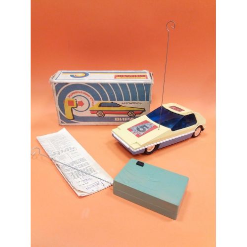  Toys & Hobbies VINTAGE VERY RARE SOVIET USSR RALLY SPORT CAR REMOTE CONTROL TOY+ Box