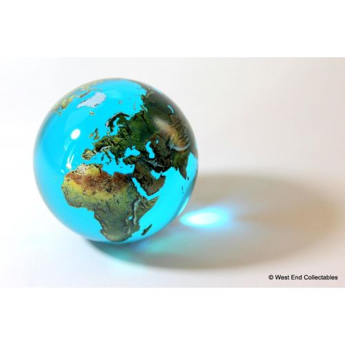  Toys & Hobbies Massive 50mm (2") AQUA CRYSTAL Planet Earth Globe Marble - Orrery Solar System
