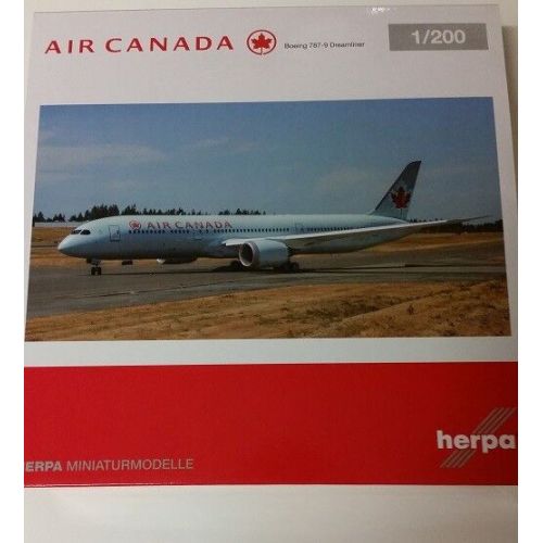  Toys & Hobbies Herpa 557610 - 1200 Boeing 787-9 Dreamliner - Air Canada - Neu