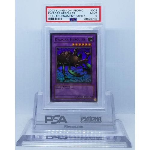  Toys & Hobbies YUGIOH TP1-003 KWAGAR HERCULES SUPER RARE PSA 9 MINT #28626700