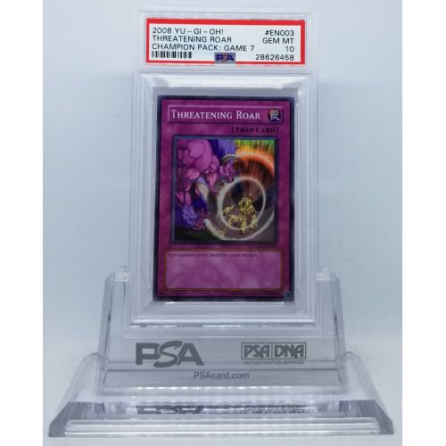  Toys & Hobbies YUGIOH CP07-EN003 THREATENING ROAR SUPER RARE PSA 10 GEM MINT #28626458