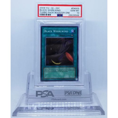  Toys & Hobbies YUGIOH TU01-EN005 BLACK WHIRLWIND SUPER RARE PSA 10 GEM MINT #28626568