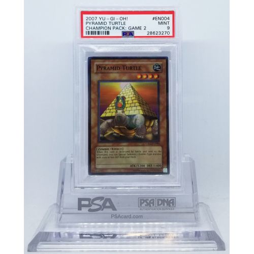  Toys & Hobbies YUGIOH CP02-EN004 PYRAMID TURTLE SUPER RARE PSA 9 MINT #28623270