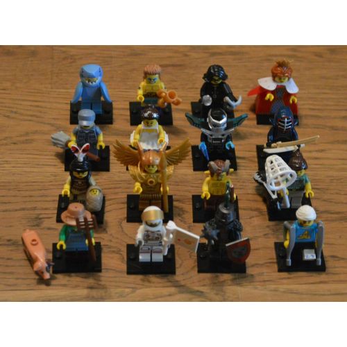 Jouets et jeux LEGO 71011 Mini Figurines Minifigures Serie 15 tous 16 figurines Complet - Neuf