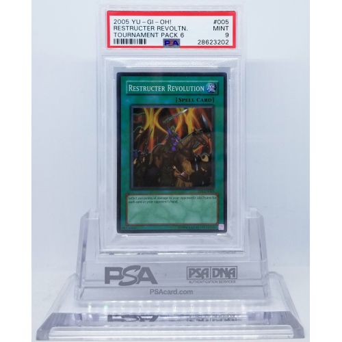  Toys & Hobbies YUGIOH TP6-EN005 RESTRUCTER REVOLUTION SUPER RARE HOLO PSA 9 MINT #28623202