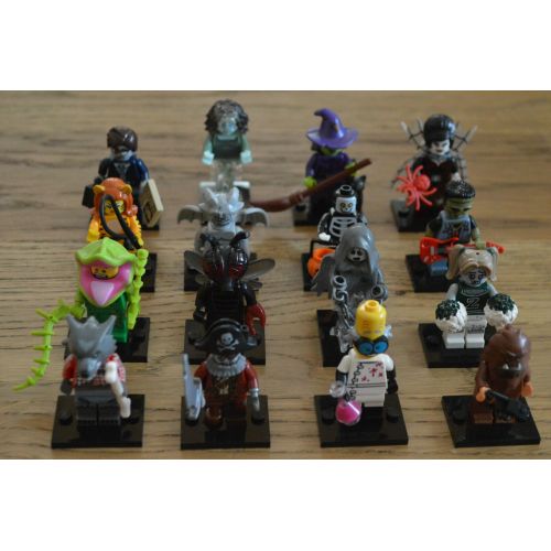  Toys & Hobbies Lego 71010 Minifiguras Monstruos Serie 14 Todas las 16 Figuras Completo