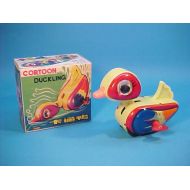 Toys & Hobbies VINTAGE WIND UP CORTOON DUCKLING * TIN & PLASTIC * MS146 RED CHINA * NEW IN BOX