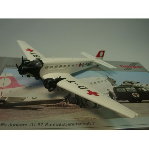  Toys & Hobbies Herpa Wings Junkers Ju-52 Sanitaetsbereit