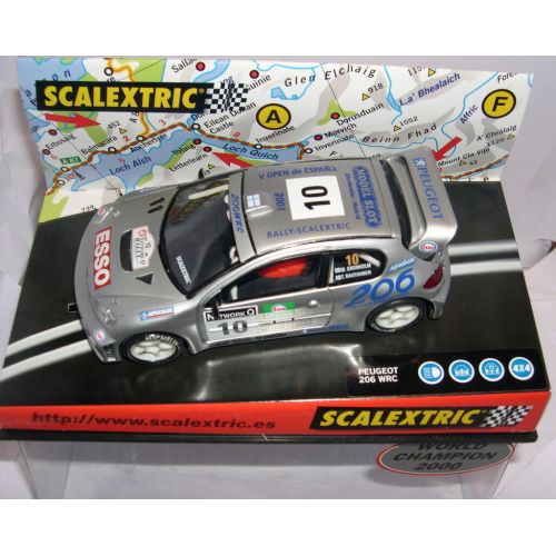  Toys & Hobbies SCALEXTRIC 6064 PEUGEOT 206 WRC V OPEN DE ESPAA MODEL SLOT OFICIAL DRIVER MB