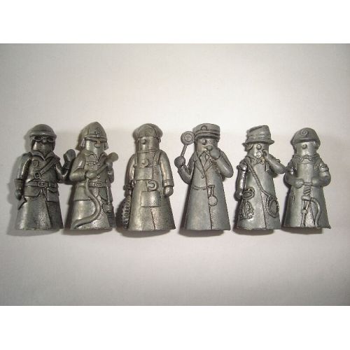  Toys & Hobbies METAL FIGURINES SET - PROFESSIONS THIMBLES IRON VINTAGE - KINDER SURPRISE