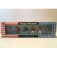 Toys & Hobbies RARE TIMPO 6 PIECE COWBOY PLAY SET TIMPO NEW IN BOX