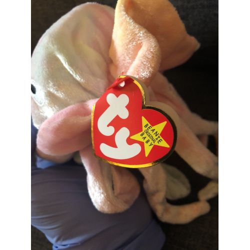  Toys & Hobbies Beanie Baby -GOOCHY- PinkGreen JELLYFISH -1998