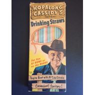 Toys & Hobbies 1950s Hopalong Cassidy, "Un-Used" Box Paper Drinking Straws