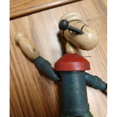  Toys & Hobbies 1930S Vintage Popeye String And Wood Puppet Doll, 5 34", Cool! Antique!