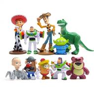 Toys 4 All Game, Fun, 10pcs/set Toy Story 3 Model Toys Doll Action Figures Toys Children DIY Micro Landscape Decoration Props Kids, Toy, Play