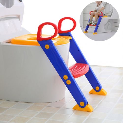  ToysOpoly FLASH SALE | Potty Toilet Seat with Step Stool Ladder | Portable Trainer for Kids with Handles, Sturdy and Safe | Best Age is 1, 2, 3 and 4 Year Old Boys and Girls