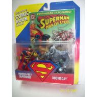 Toyscomics Superman And Doomsday Action Figures 2 Pack New In Pkg With DC Comics Exclusive Comic Book 1995 Kenner Toys Great Gift Idea Vintage Toys