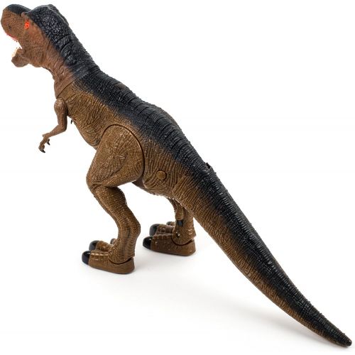  [아마존베스트]Toysery Jurassic World Dinosaur Toys with Light Up Eyes and Roaring Sound Walking Dinosaur Toy Set for 3-12 Year Boys and Girls - Perfect Remote Control Dinosaur Gifts for Birthday