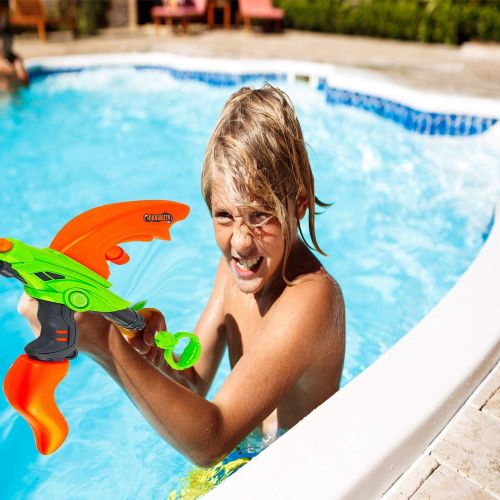  Toysery 2 in 1 Bow and Arrow Water Gun - Super Soaker Water Guns - waterguns for Boys and Girls - Learn to Target Safely, Shooting Without Darts - Fun for Kids and Adults - Outdoor