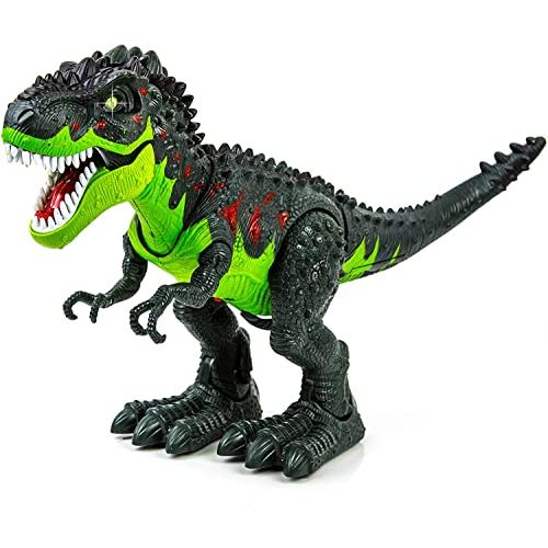  Toysery Tyrannosaurus T-Rex Walking Dinosaur with Lights and Realistic Sounds, Dinosaur Toy for Kids,Color May Vary.(Colors May Vary)