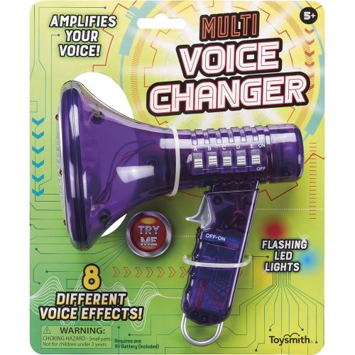  Toysmith Tech Gear Multi Voice Changer (6.5-Inch Various Colors)