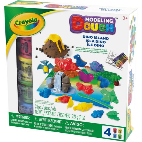  Toysmith Crayola Modeling Dough Dino Island - 23 pieces