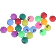 Balls Assorted Color 1 to 150 Numbered Table Tennis Balls for Game Party 150 Pieces