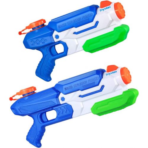  Toyvian 2 Pack Super Soaker Water Gun, Water Blaster 35.5oz and 29oz Swimming Pool Beach Toys