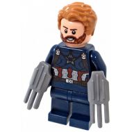 Toywiz LEGO Marvel Avengers: Infinity War Captain America Minifigure [With Beard and 2 Wakandan Shields Loose]