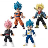Toywiz Dragon Ball Z Dragon Ball Super 66 Action Trunks, Goku, Vegeta & Goku Black Set of 4 Action Figures