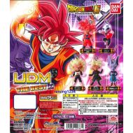 Toywiz Dragon Ball Super UDM Best 23 SSG Goku, Jiren, SS3 Vegeta, Xeno SS Trunks & Beerus 1.5-Inch Keychain Clip-On [Loose]
