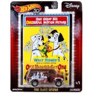 Toywiz Disney Hot Wheels 101 Dalmatians Ford Transit Supervan Die Cast Car #45