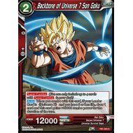 Toywiz Dragon Ball Super Collectible Card Game Tournament of Power Common Backbone of Universe 7 Son Goku TB1-003