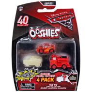 Toywiz Disney  Pixar Cars 3 Ooshies Series 1 Translucent McQueen, Glow APB & Red Pencil Topper 4-Pack