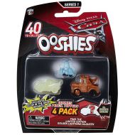 Toywiz Disney  Pixar Cars 3 Ooshies Series 1 Mater, Translucent Guido & Glow in the Dark McQueen 4-Pack