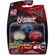 Toywiz Disney  Pixar Cars 3 Ooshies Series 1 McQueen, Translucent Sally & Glow in the Dark Sheriff 4-Pack