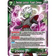 Toywiz Dragon Ball Super Collectible Card Game Cross Worlds Rare Twisted Justice, Fused Zamasu BT3-076