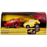 Toywiz Disney  Pixar Cars Cars 3 Revvin' Action Rust-Eze Racing Center Lightning McQueen & Cruz Ramirez Exclusive Vehicle 2-Pack