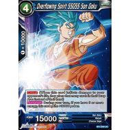 Toywiz Dragon Ball Super Collectible Card Game Galactic Battle Uncommon Overflowing Spirit SSGSS Son Goku BT1-032