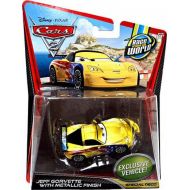 Toywiz Disney  Pixar Cars Cars 2 Main Series Jeff Gorvette with Metallic Finish Exclusive Diecast Car