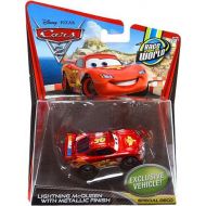 Toywiz Disney  Pixar Cars Cars 2 Main Series Lightning McQueen with Metallic Finish Exclusive Diecast Car