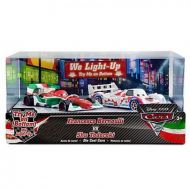 Toywiz Disney  Pixar Cars Cars 2 Light Up Francesco Bernoulli vs Shu Todoroki Exclusive Diecast Car Set