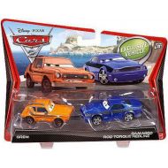 Toywiz Disney  Pixar Cars Cars 2 Grem & Damaged Rod Torque Redline Diecast Car 2-Pack