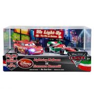 Toywiz Disney  Pixar Cars Cars 2 Light Up Lightning McQueen vs Francesco Bernoulli Exclusive Diecast Car Set [Damaged Package]