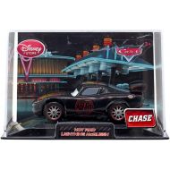 Toywiz Disney  Pixar Cars Cars 2 1:43 Collectors Case Hot Rod Lightning McQueen Exclusive Diecast Car