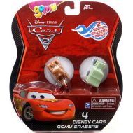 Toywiz Disney  Pixar Cars Cars 2 Gomu Mater & Sarge Gomu Erasers 4-Pack